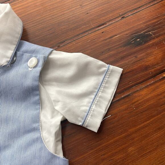 Vintage Jayne Copeland sailboat at child applique undershirt Jon Jon romper 2T - Picture 3 of 5